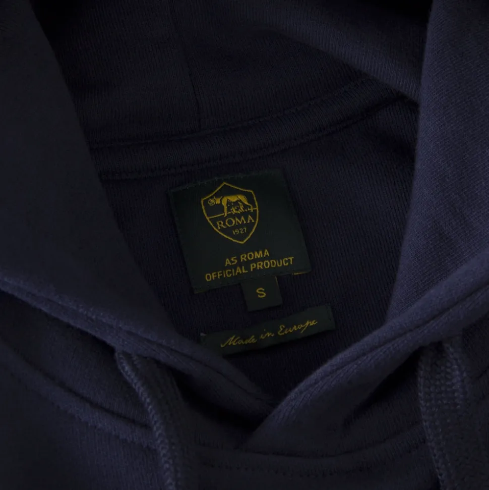 AS Roma Heritage Pull à Capuche Blu