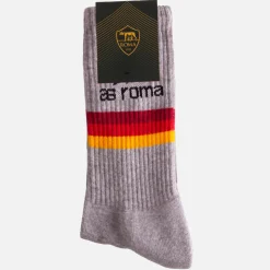 AS Roma Stripes Chausettes Terry