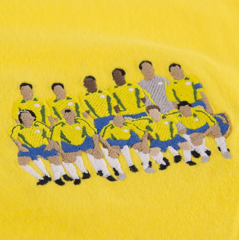 Brésil 2002 World Champions Embroidery T-Shirt