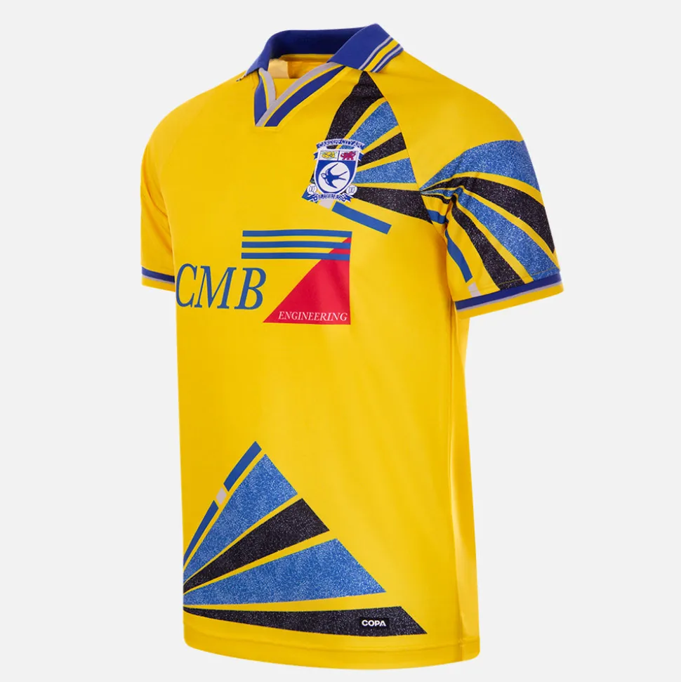Cardiff City 1997 - 1998 Maillot de Foot Rétro