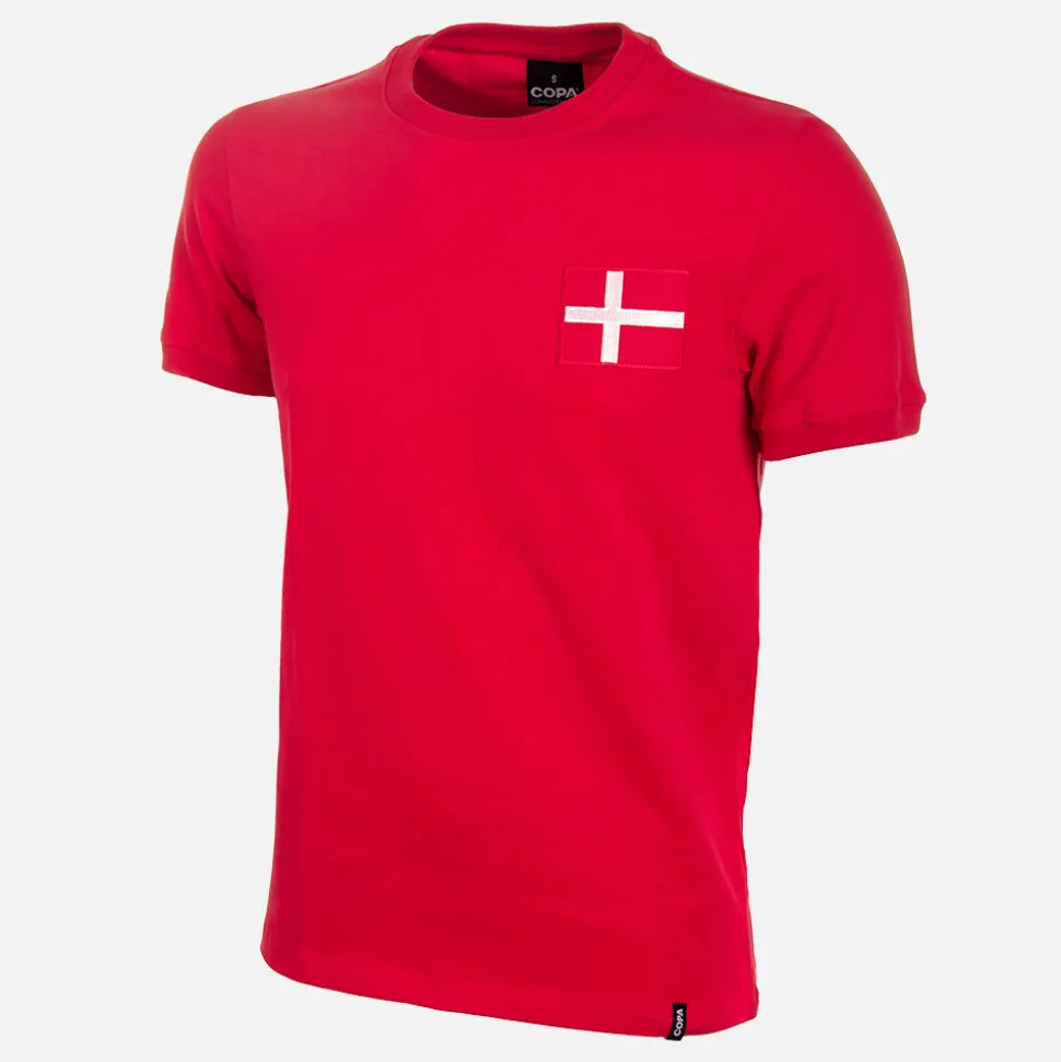 Danemark 1970's Maillot de Foot Rétro