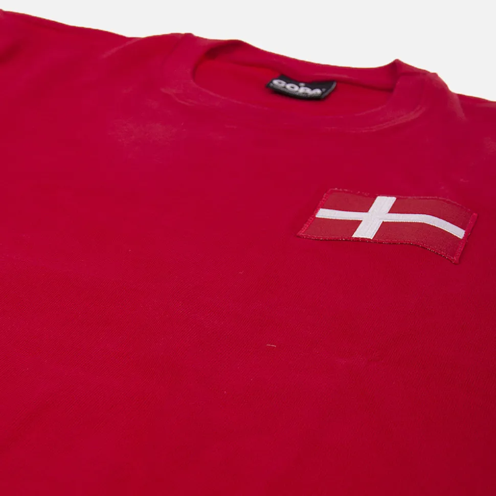 Danemark 1970's Maillot de Foot Rétro