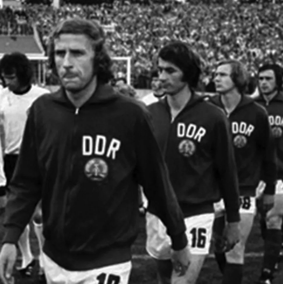 DDR 1970's Veste de Foot Rétro