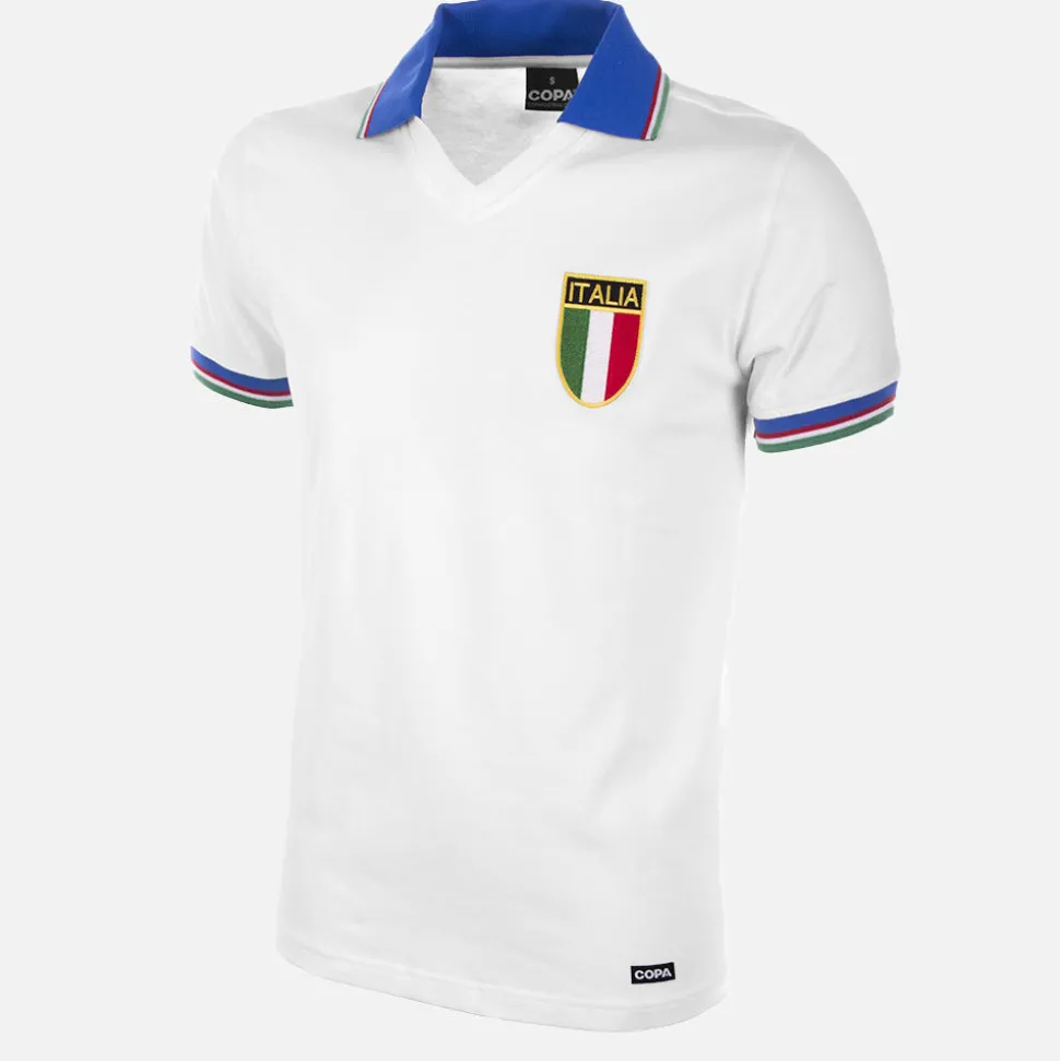 Italie Away World Cup 1982 Maillot de Foot Rétro