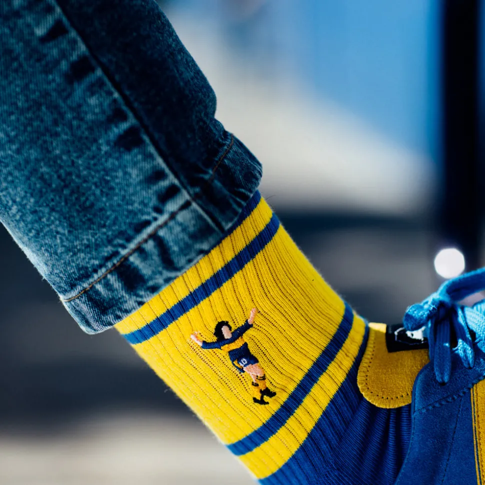 Maradona x COPA Boca Embroidery Terry Chaussettes
