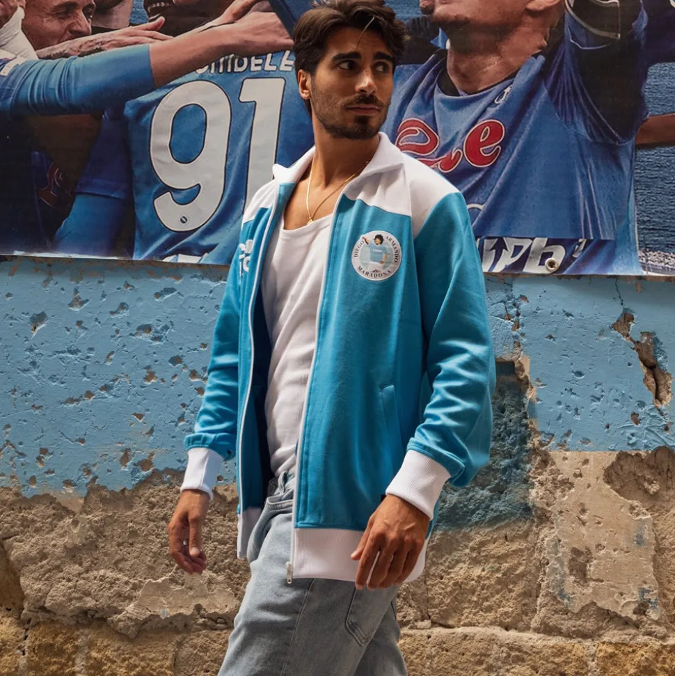 Maradona x COPA Napoli 1984 Veste de Foot Retro