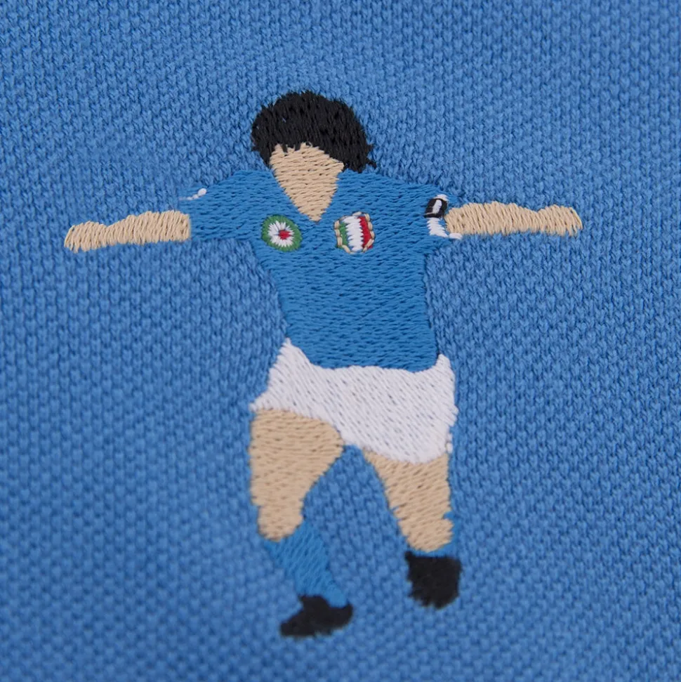 Maradona X COPA Napoli Embroidery Polo Shirt