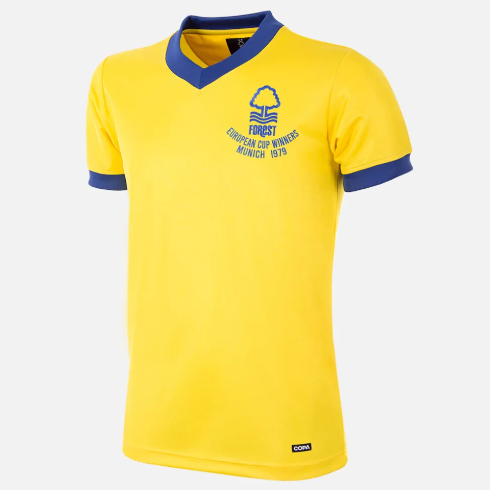 Nottingham Forest 1979-1980 Away Maillot de Foot Rétro