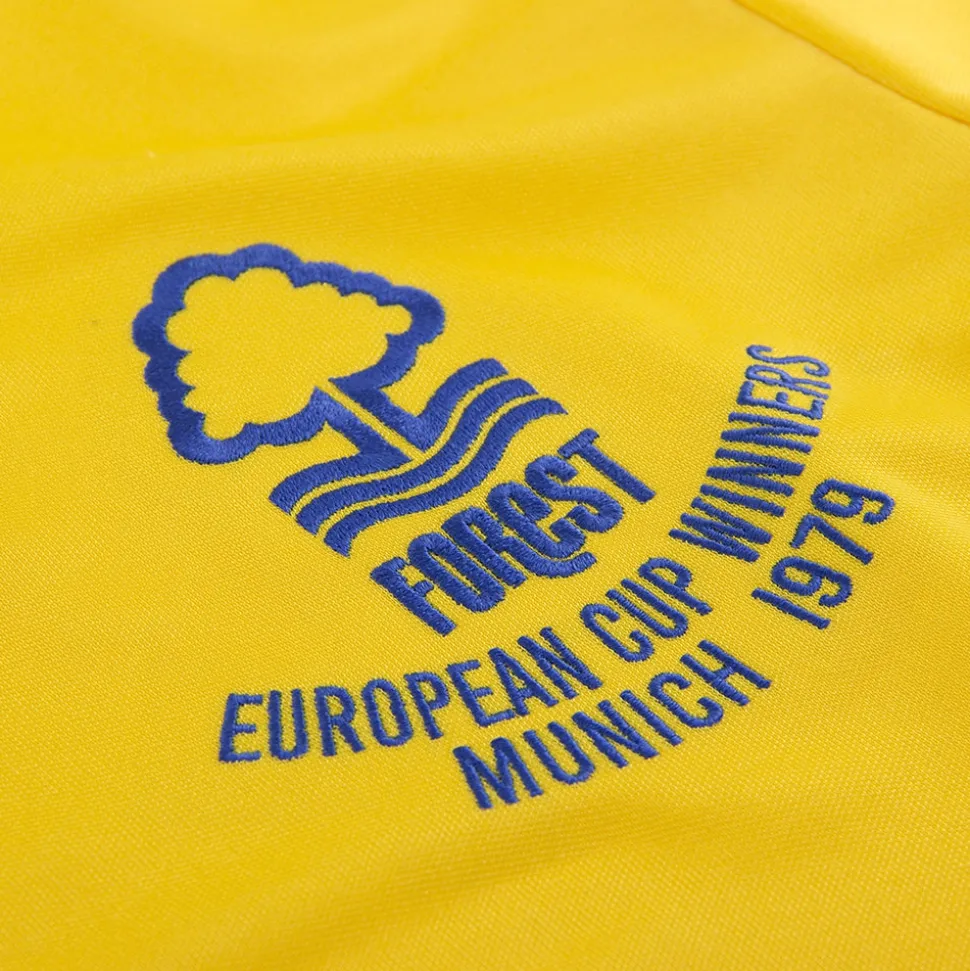 Nottingham Forest 1979-1980 Away Maillot de Foot Rétro