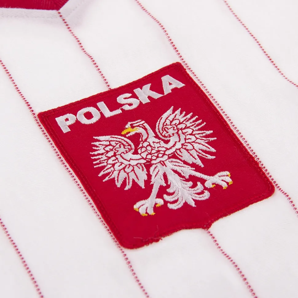 Pologne 1982 Maillot de Foot Rétro