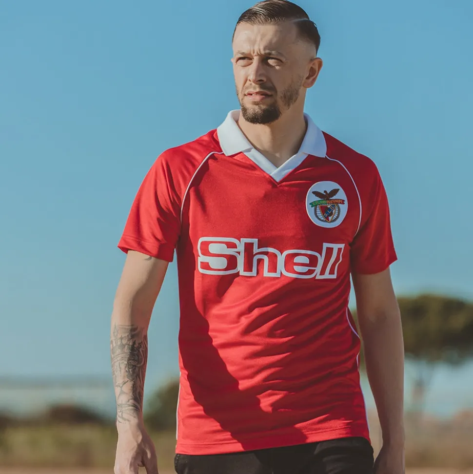 SL Benfica 1984 - 85 Maillot de Foot Rétro