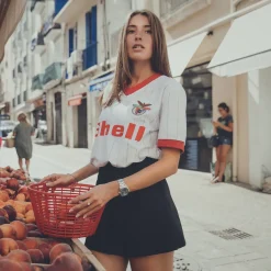 SL Benfica 1985 - 86 Maillot de Foot Rétro