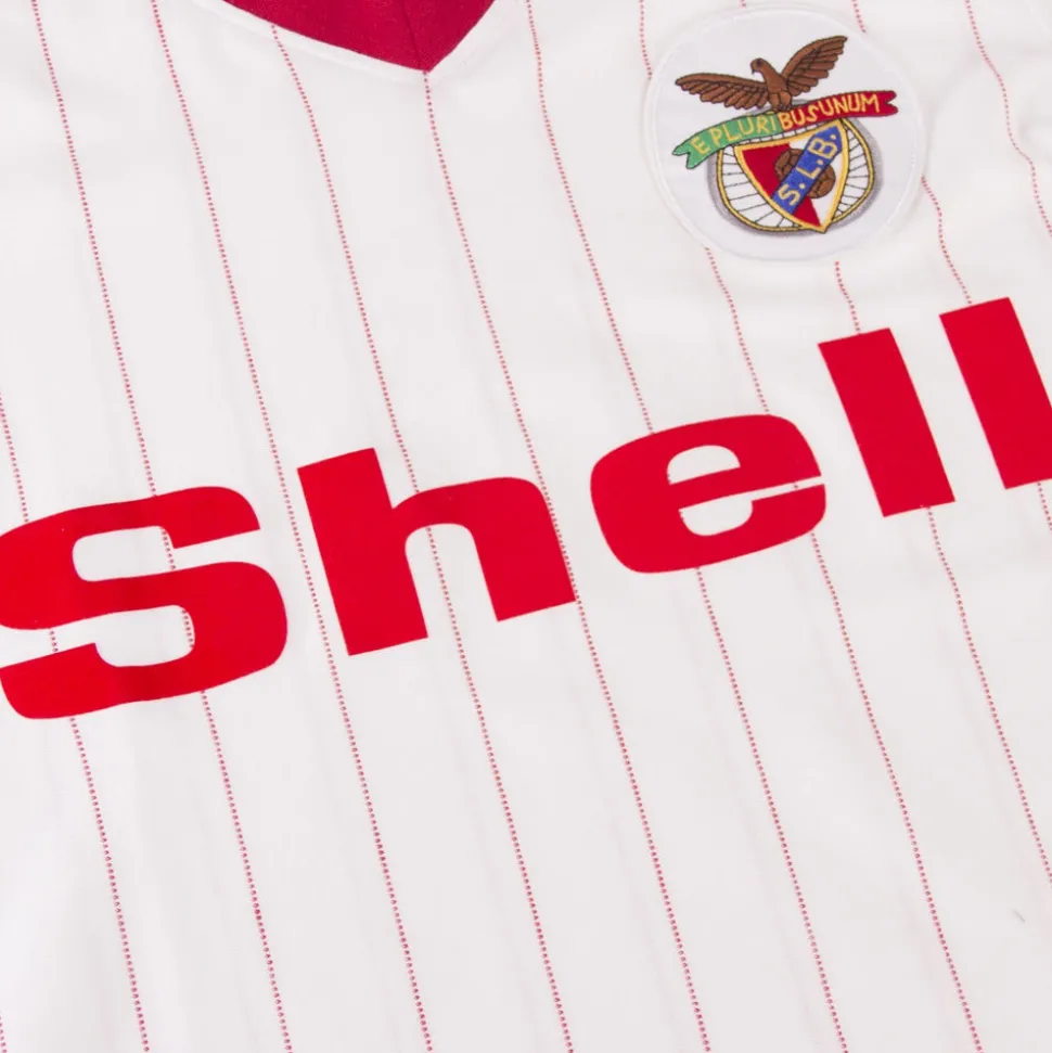 SL Benfica 1985 - 86 Maillot de Foot Rétro