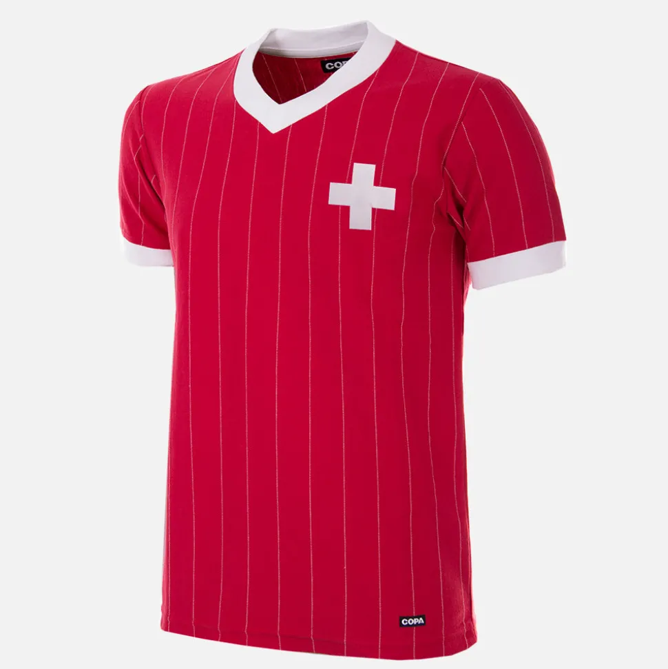 Suisse 1982 Maillot de Foot Rétro